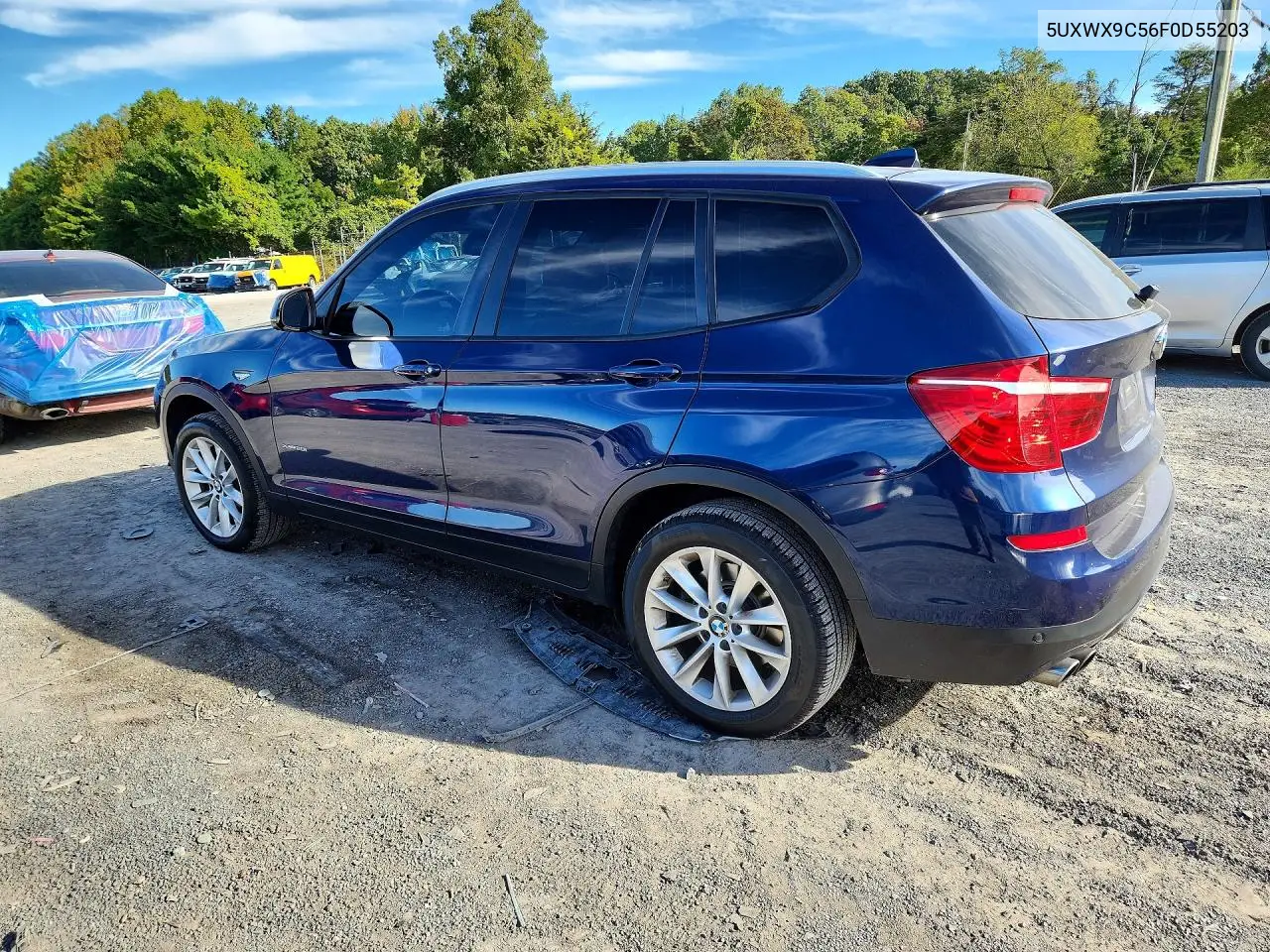 2015 BMW X3 VIN 5UXWX9C56F0D55203 — фото 2