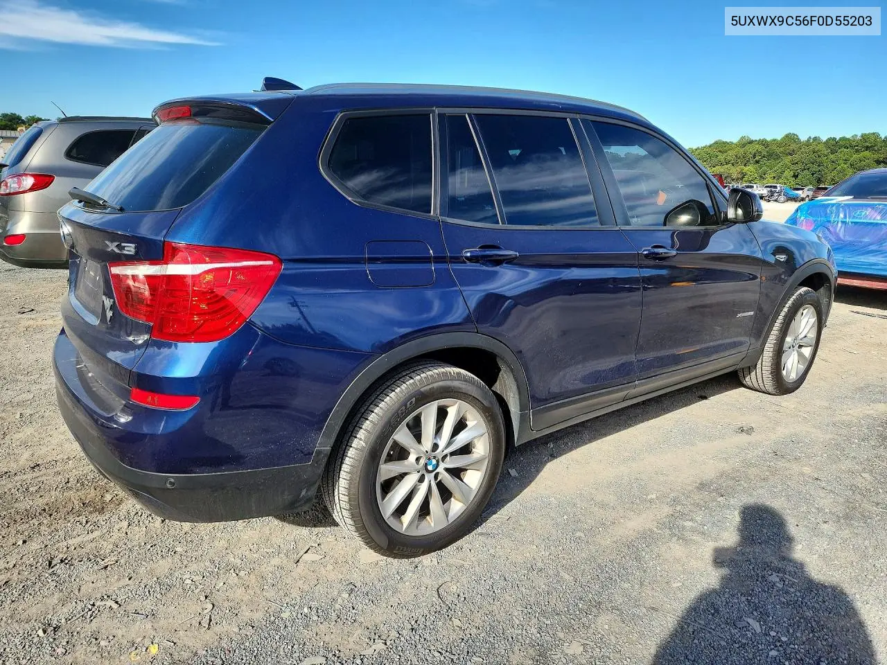 2015 BMW X3 VIN 5UXWX9C56F0D55203 — фото 3