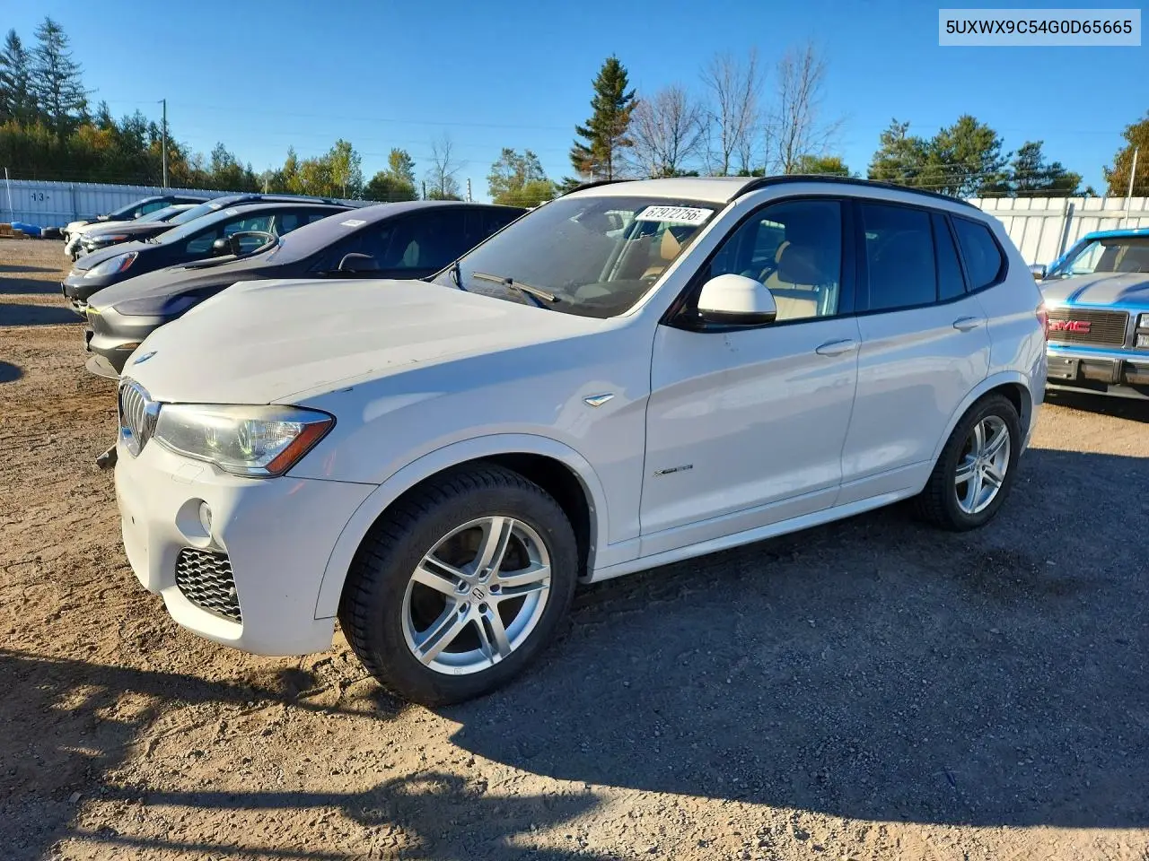 BMW X3 2016, VIN 5UXWX9C54G0D65665