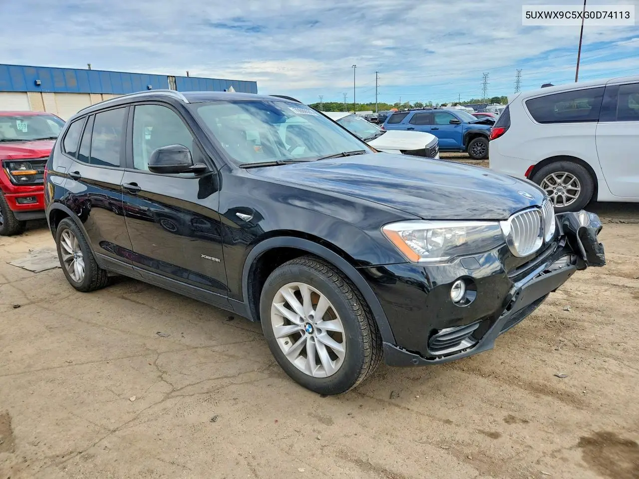 2016 BMW X3 VIN 5UXWX9C5XG0D74113 — фото 4