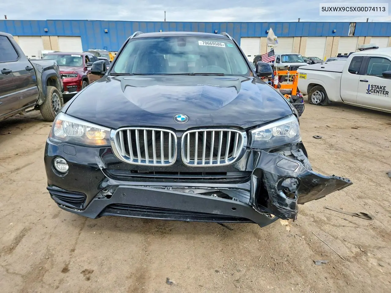 2016 BMW X3 VIN 5UXWX9C5XG0D74113 — фото 5
