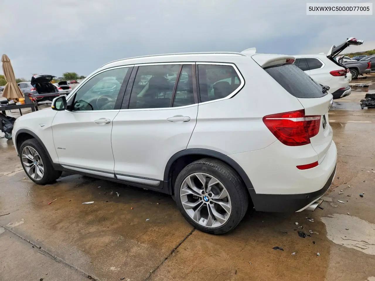 2016 BMW X3 VIN 5UXWX9C50G0D77005 — фото 2