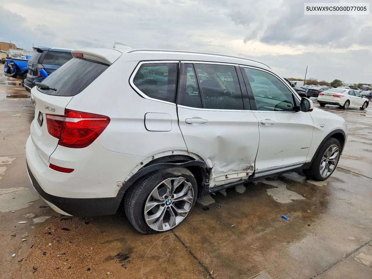 2016 BMW X3 VIN 5UXWX9C50G0D77005 — фото 3