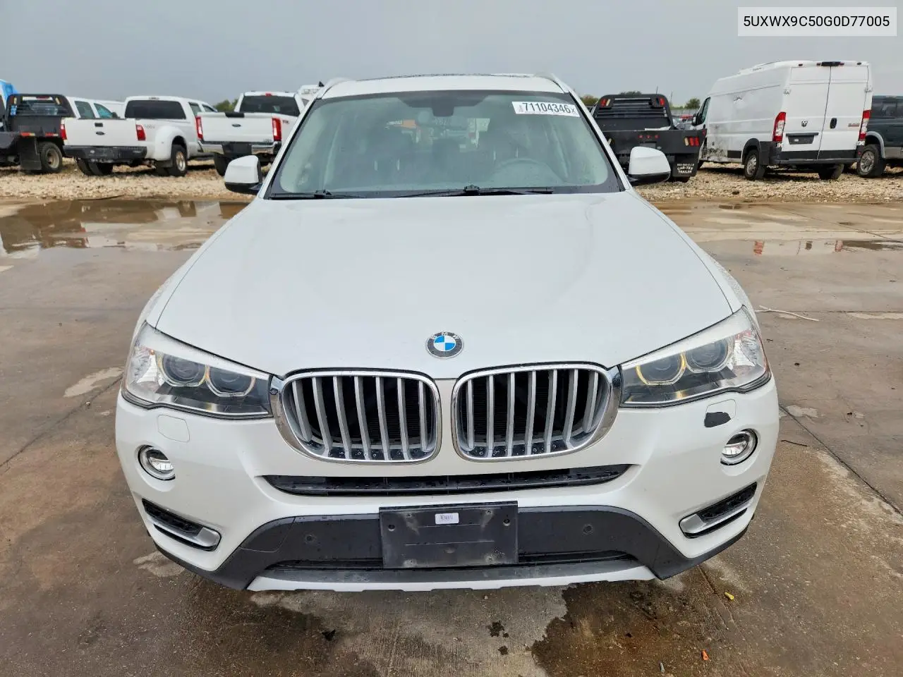 2016 BMW X3 VIN 5UXWX9C50G0D77005 — фото 5