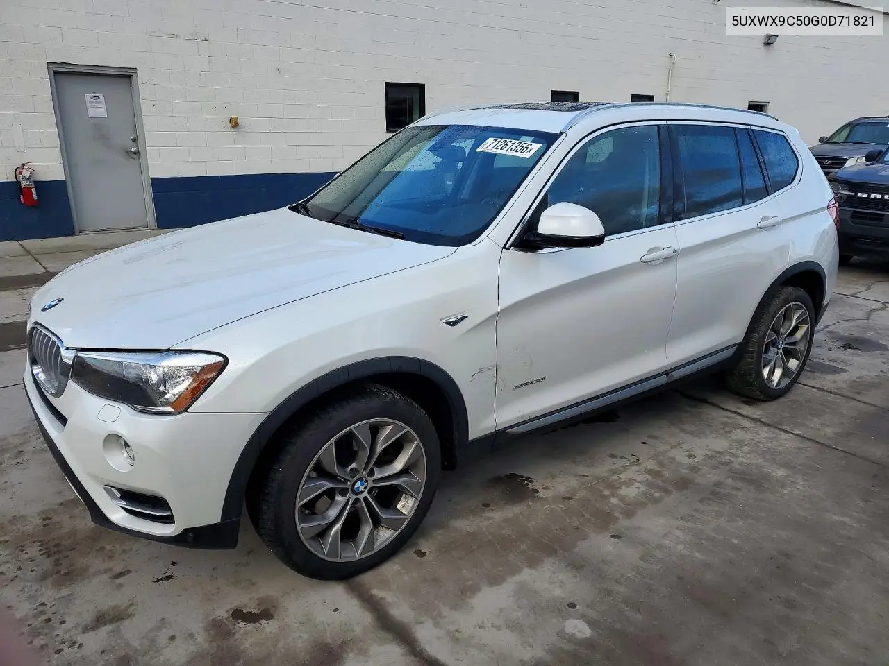 BMW X3 2016, VIN 5UXWX9C50G0D71821