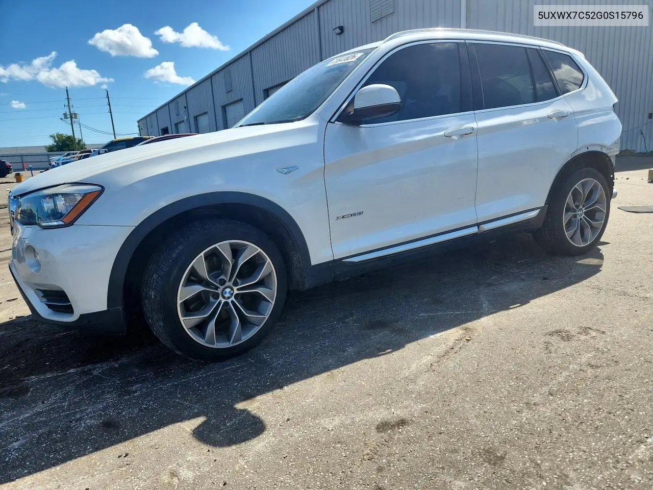 BMW X3 2016, VIN 5UXWX7C52G0S15796