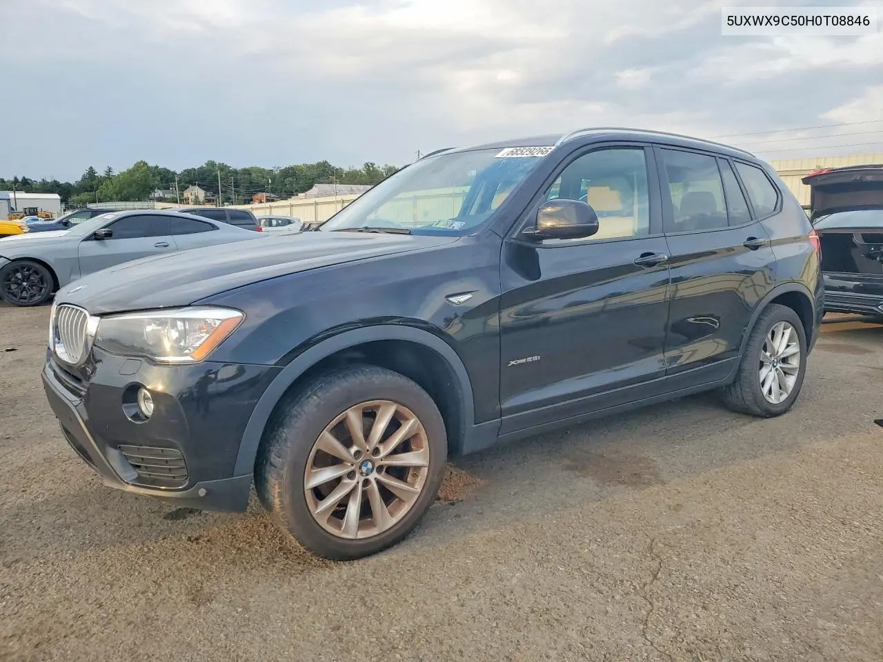 BMW X3 2017, VIN 5UXWX9C50H0T08846