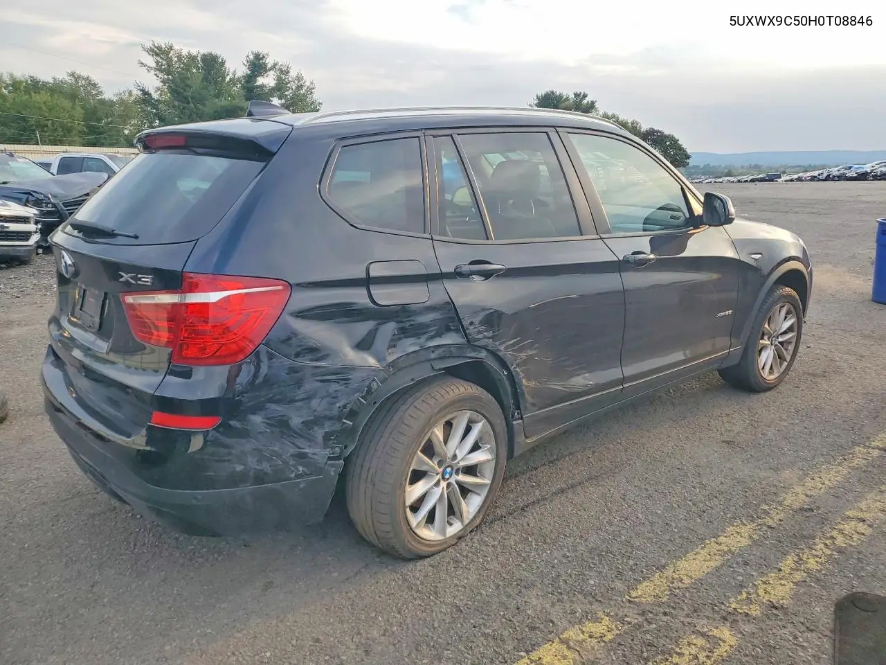 2017 BMW X3 VIN 5UXWX9C50H0T08846 — фото 3