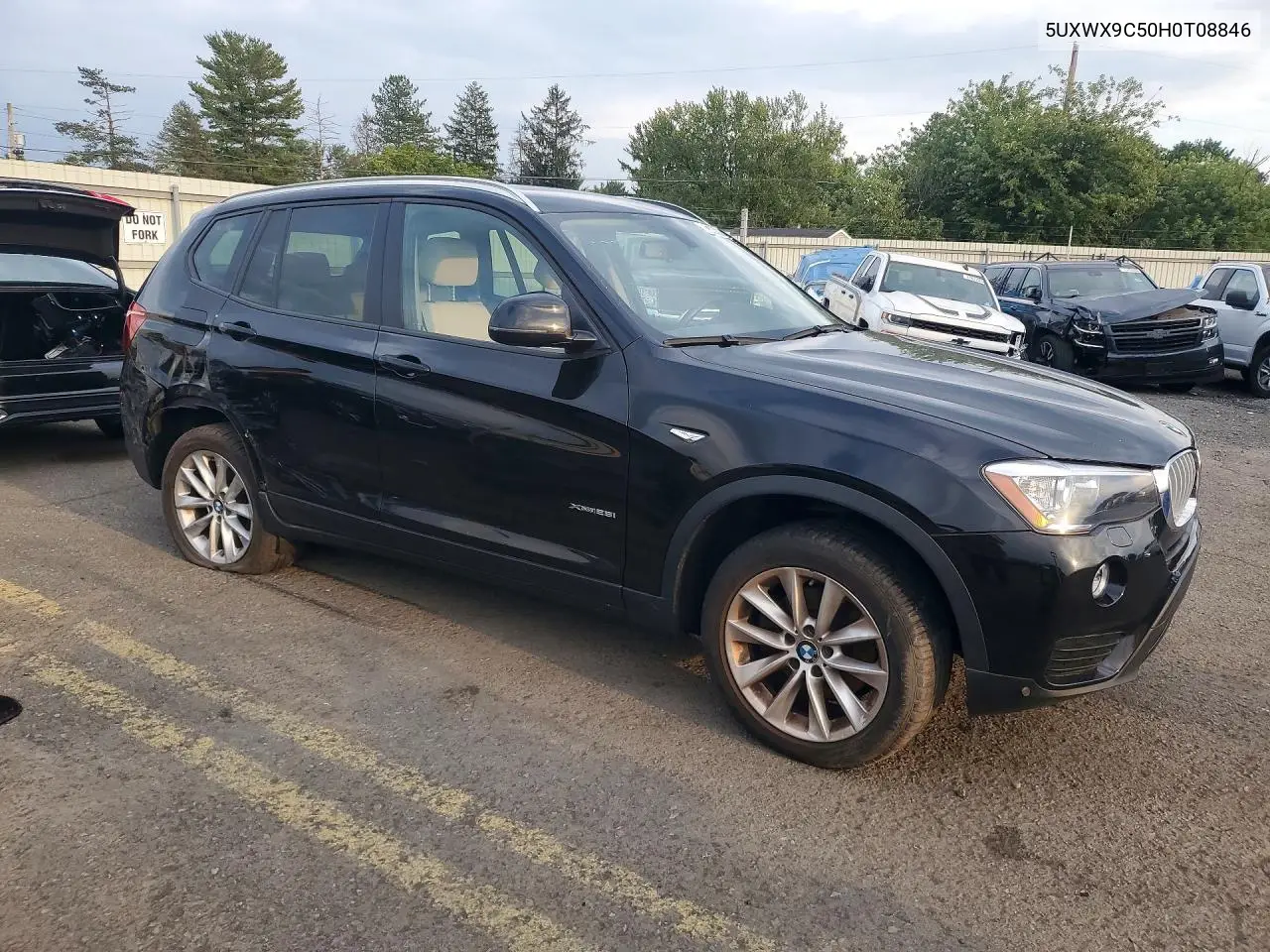 2017 BMW X3 VIN 5UXWX9C50H0T08846 — фото 4