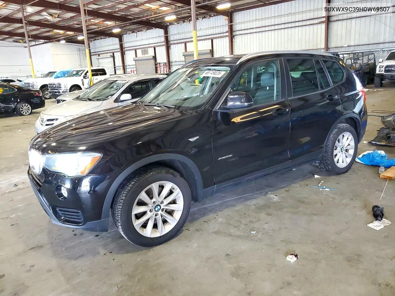 BMW X3 2017, VIN 5UXWX9C39H0W69507