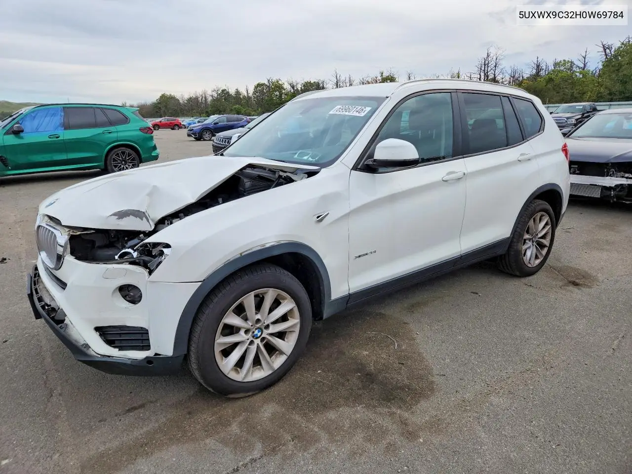 BMW X3 2017, VIN 5UXWX9C32H0W69784