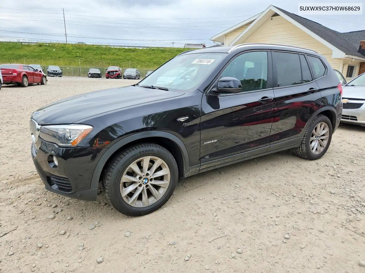 BMW X3 2017, VIN 5UXWX9C37H0W68629