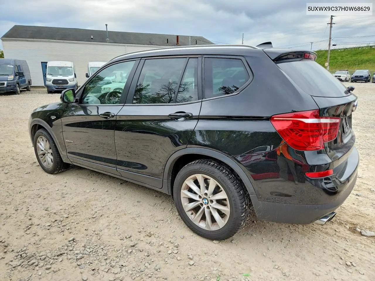 2017 BMW X3 VIN 5UXWX9C37H0W68629 — фото 2