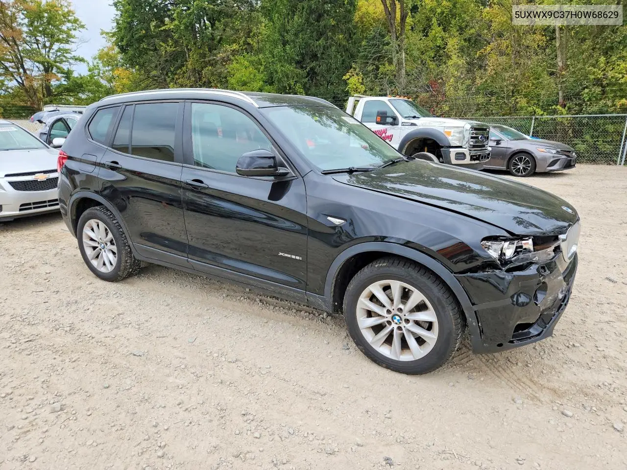 2017 BMW X3 VIN 5UXWX9C37H0W68629 — фото 4