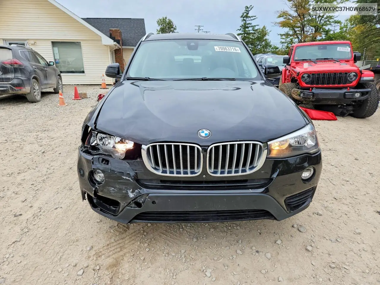 2017 BMW X3 VIN 5UXWX9C37H0W68629 — фото 5