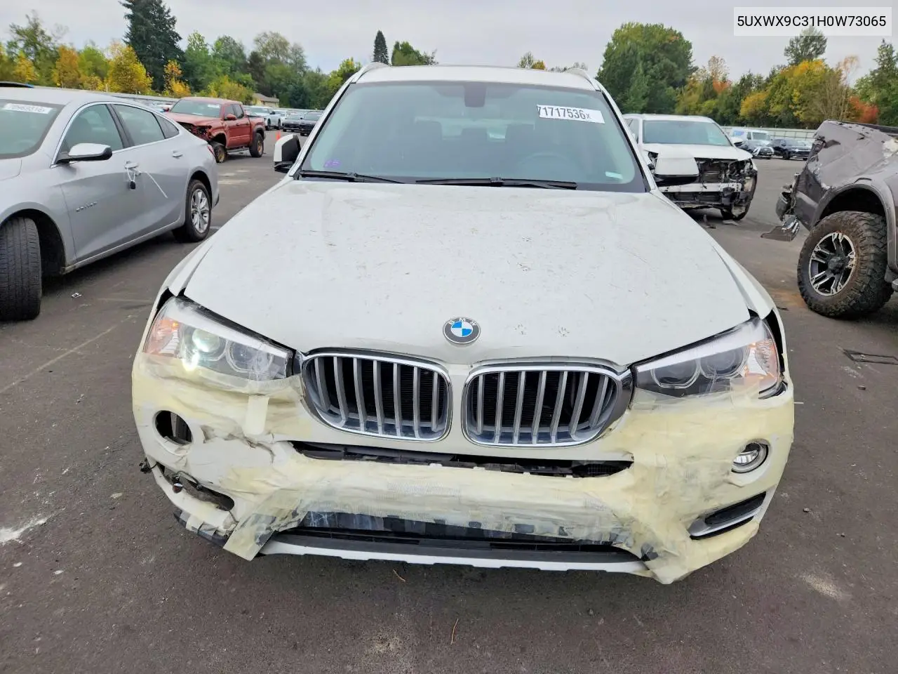 2017 BMW X3 VIN 5UXWX9C31H0W73065 — фото 2