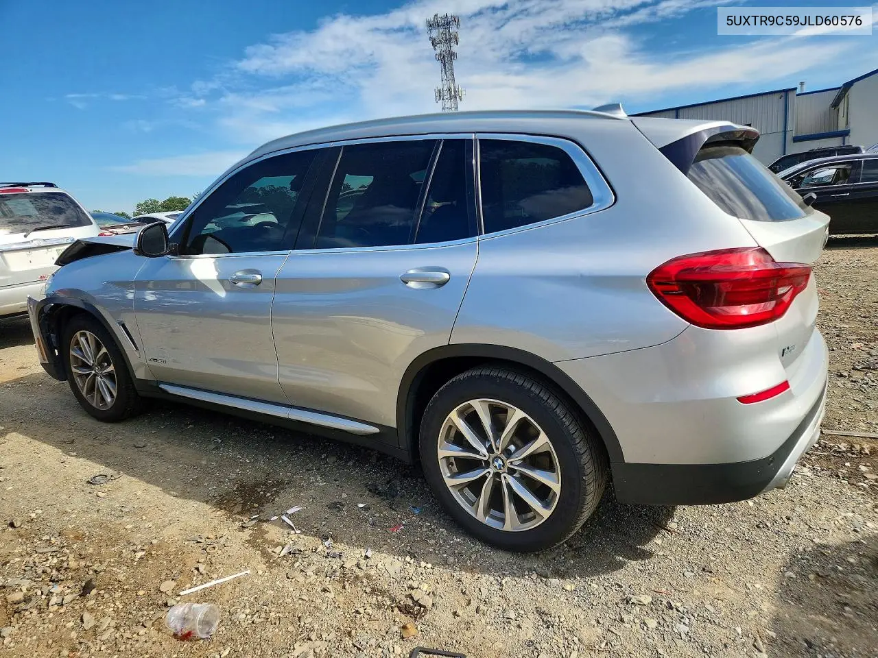 2018 BMW X3 VIN 5UXTR9C59JLD60576 — фото 2