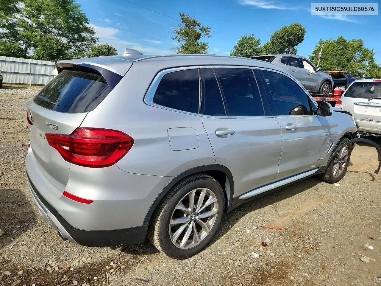 2018 BMW X3 VIN 5UXTR9C59JLD60576 — фото 3