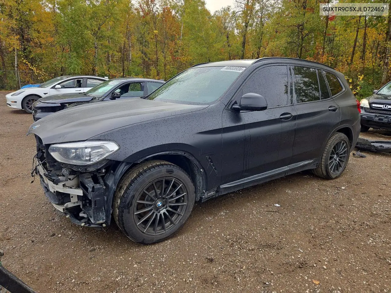 BMW X3 2018, VIN 5UXTR9C5XJLD72462