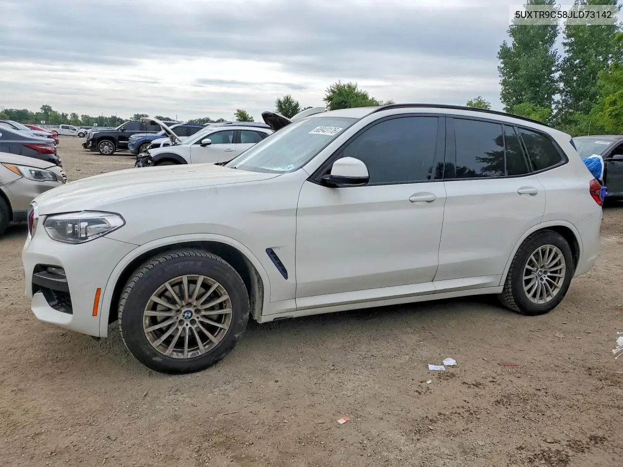 BMW X3 2018, VIN 5UXTR9C58JLD73142