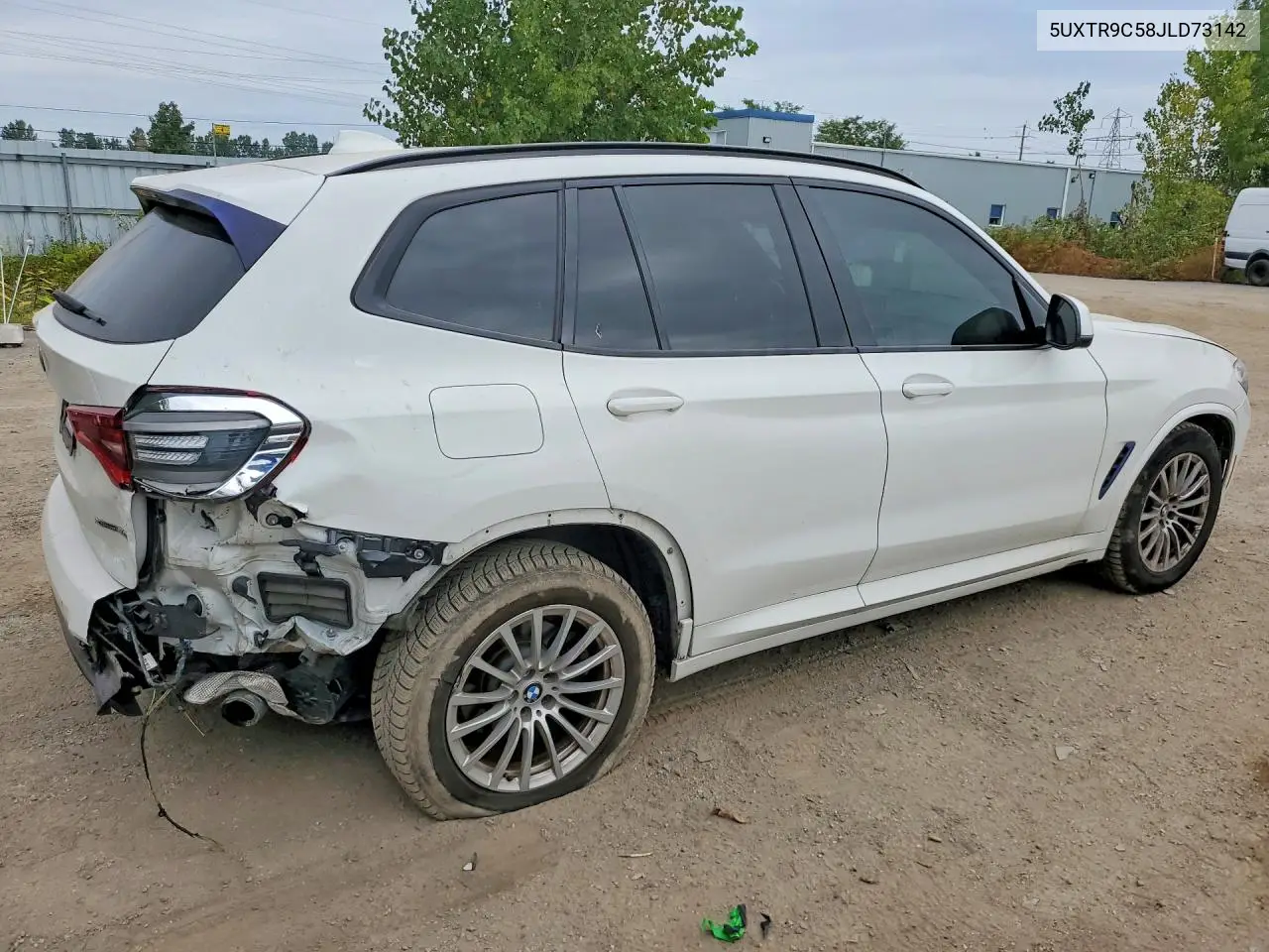 2018 BMW X3 VIN 5UXTR9C58JLD73142 — фото 3