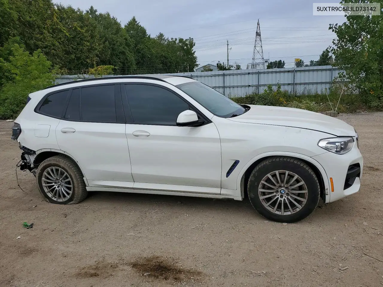 2018 BMW X3 VIN 5UXTR9C58JLD73142 — фото 4