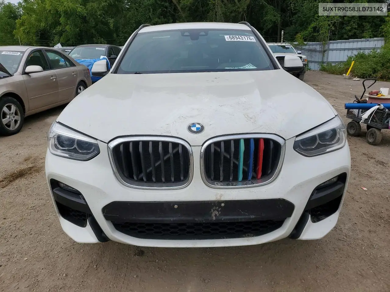 2018 BMW X3 VIN 5UXTR9C58JLD73142 — фото 5