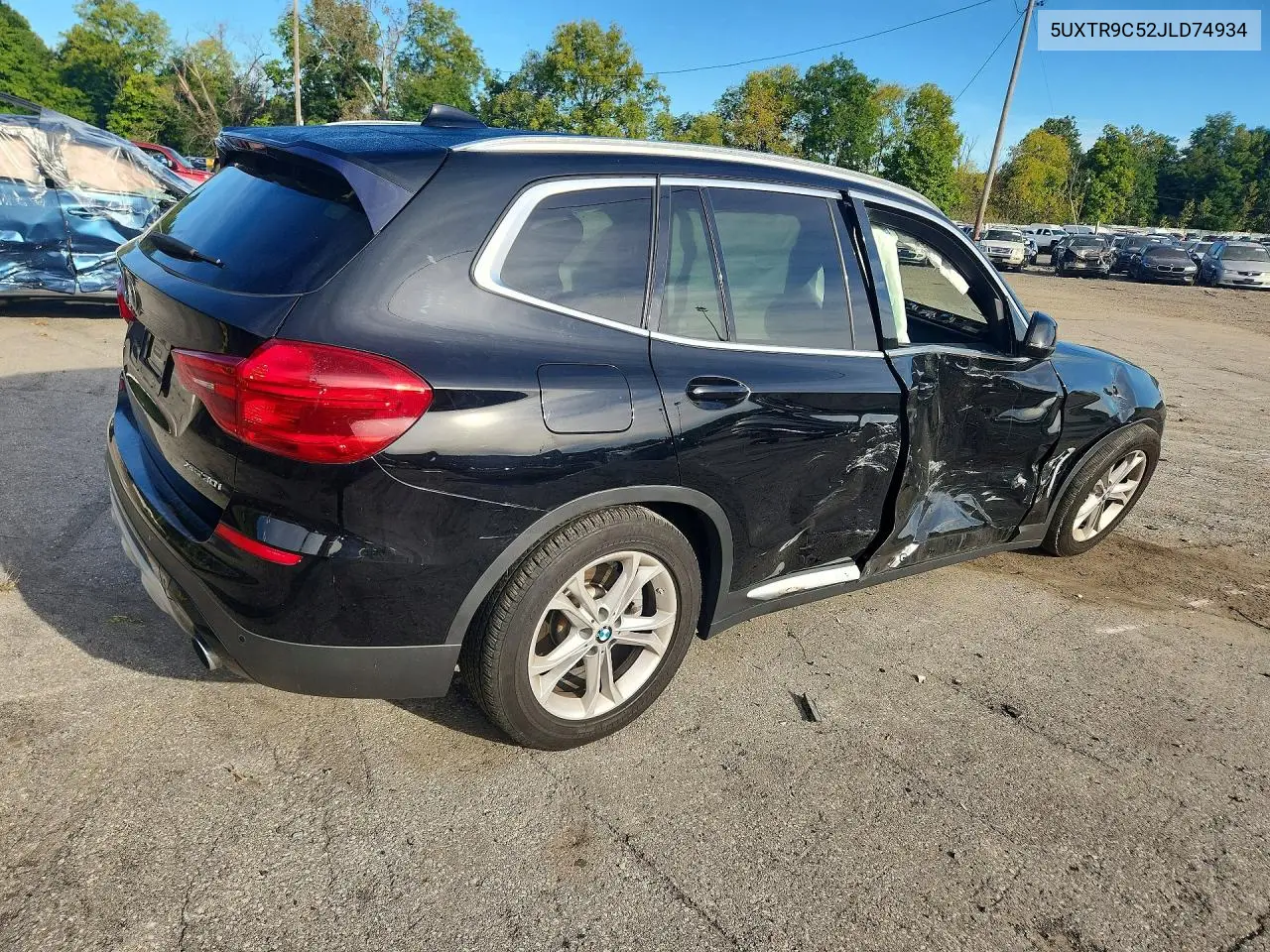 2018 BMW X3 VIN 5UXTR9C52JLD74934 — фото 3