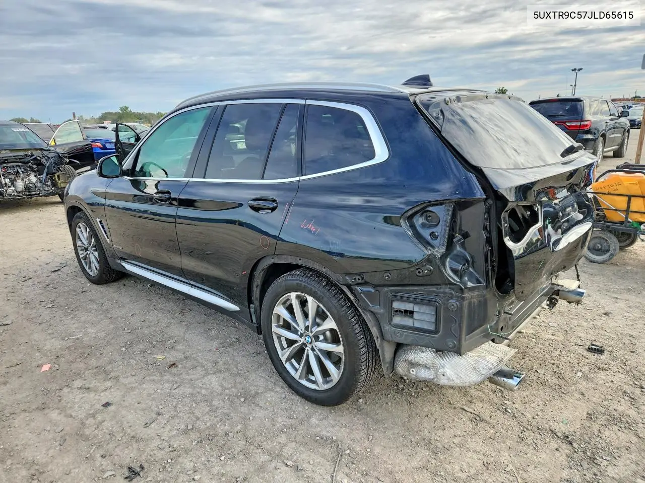 2018 BMW X3 VIN 5UXTR9C57JLD65615 — фото 2