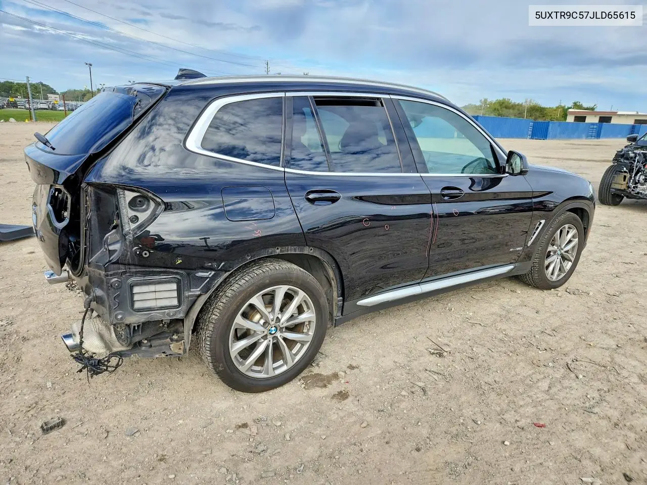 2018 BMW X3 VIN 5UXTR9C57JLD65615 — фото 3