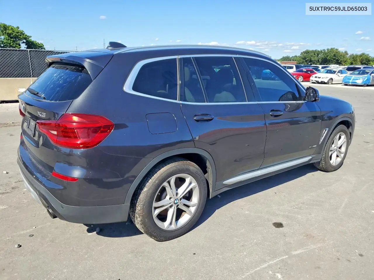 2018 BMW X3 VIN 5UXTR9C59JLD65003 — фото 3