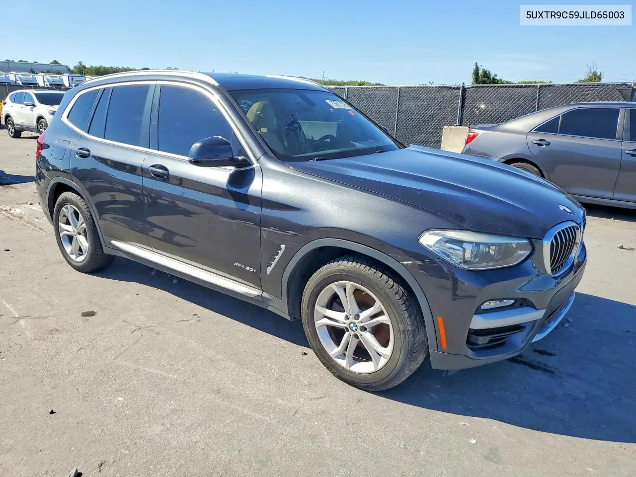 2018 BMW X3 VIN 5UXTR9C59JLD65003 — фото 4
