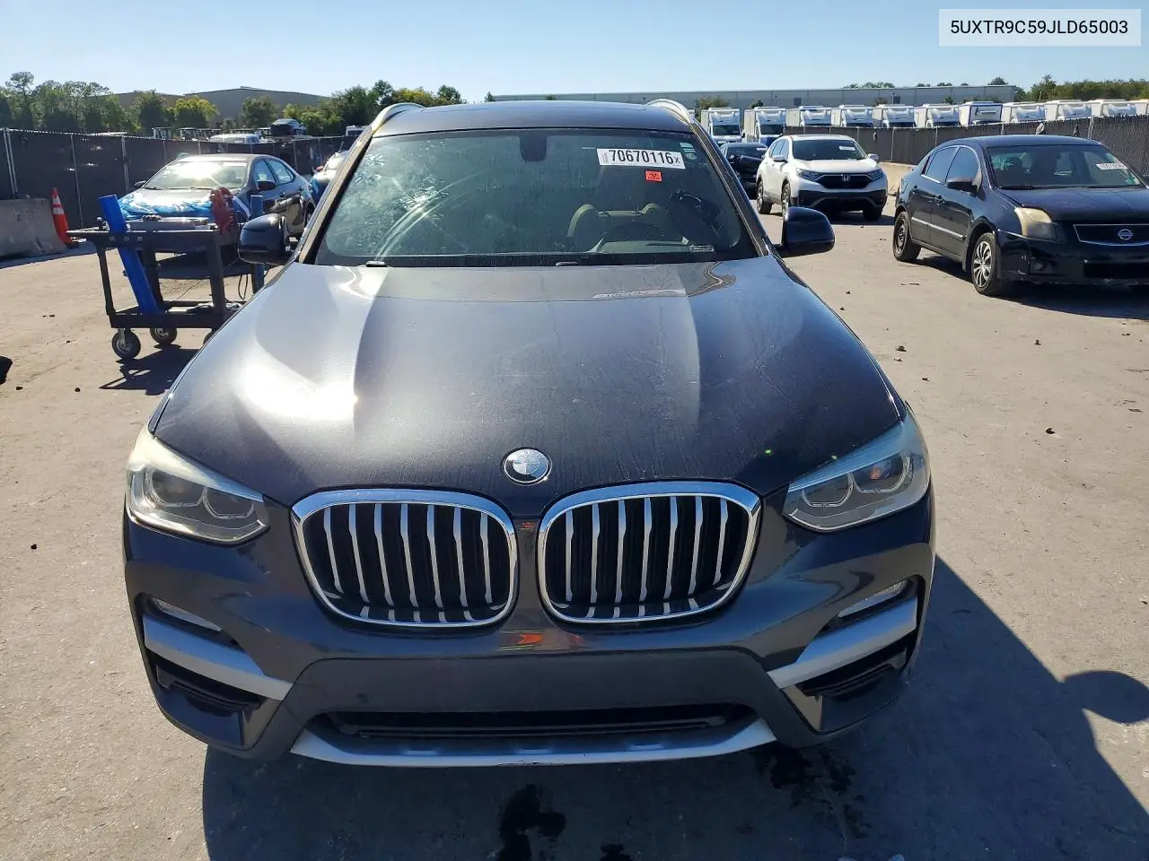 2018 BMW X3 VIN 5UXTR9C59JLD65003 — фото 5