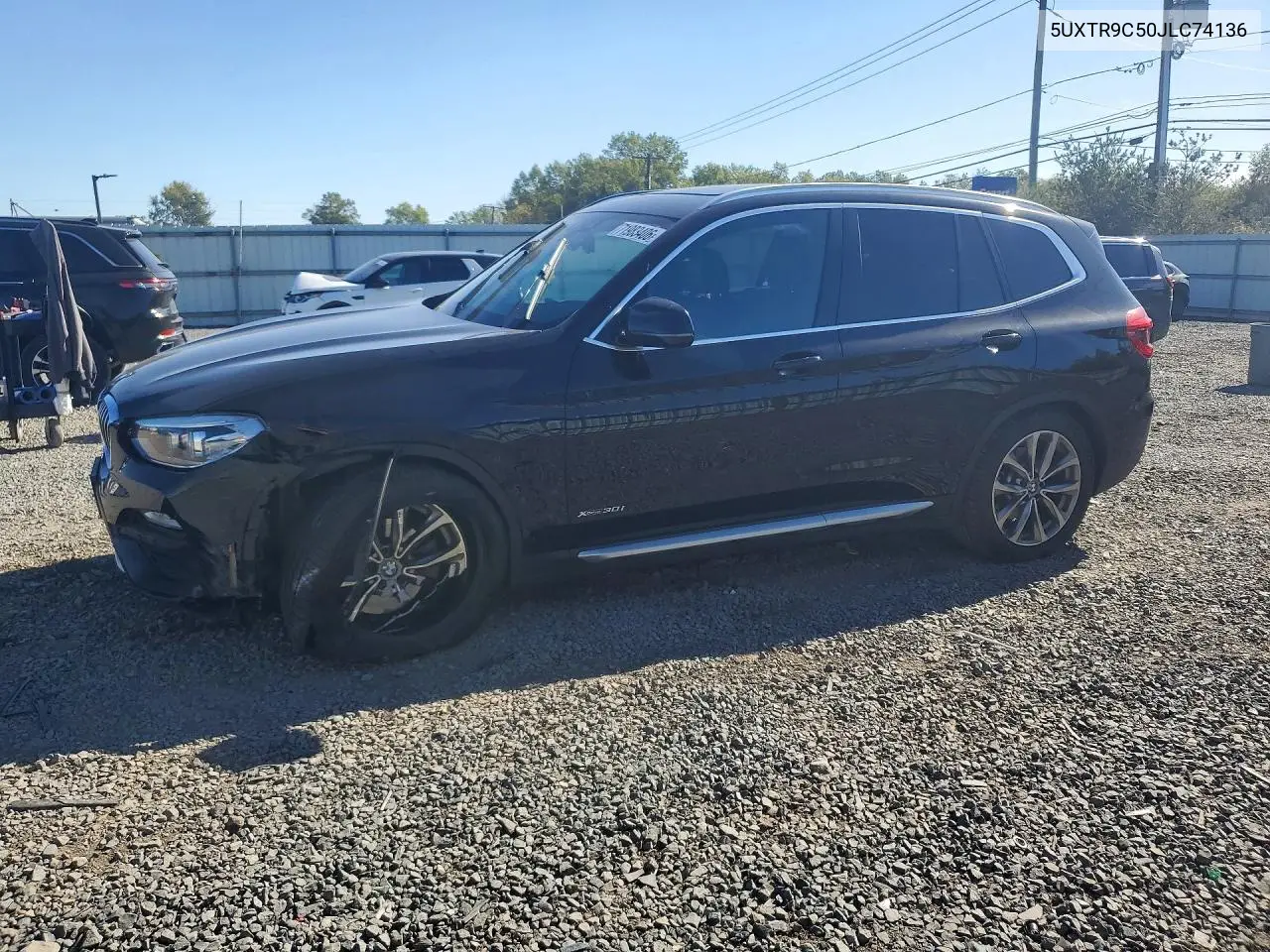 BMW X3 2018, VIN 5UXTR9C50JLC74136