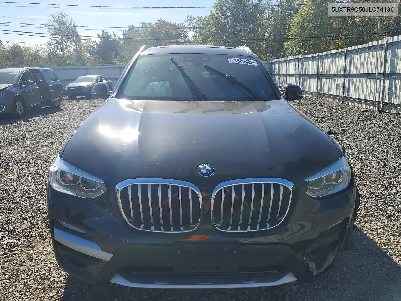 2018 BMW X3 VIN 5UXTR9C50JLC74136 — фото 5