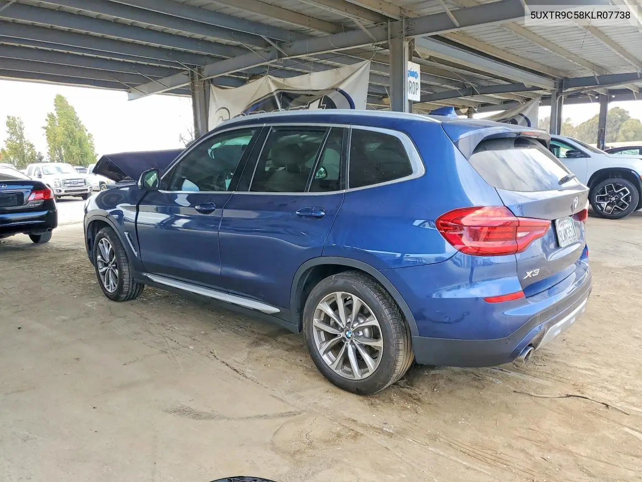 2019 BMW X3 VIN 5UXTR9C58KLR07738 — фото 2