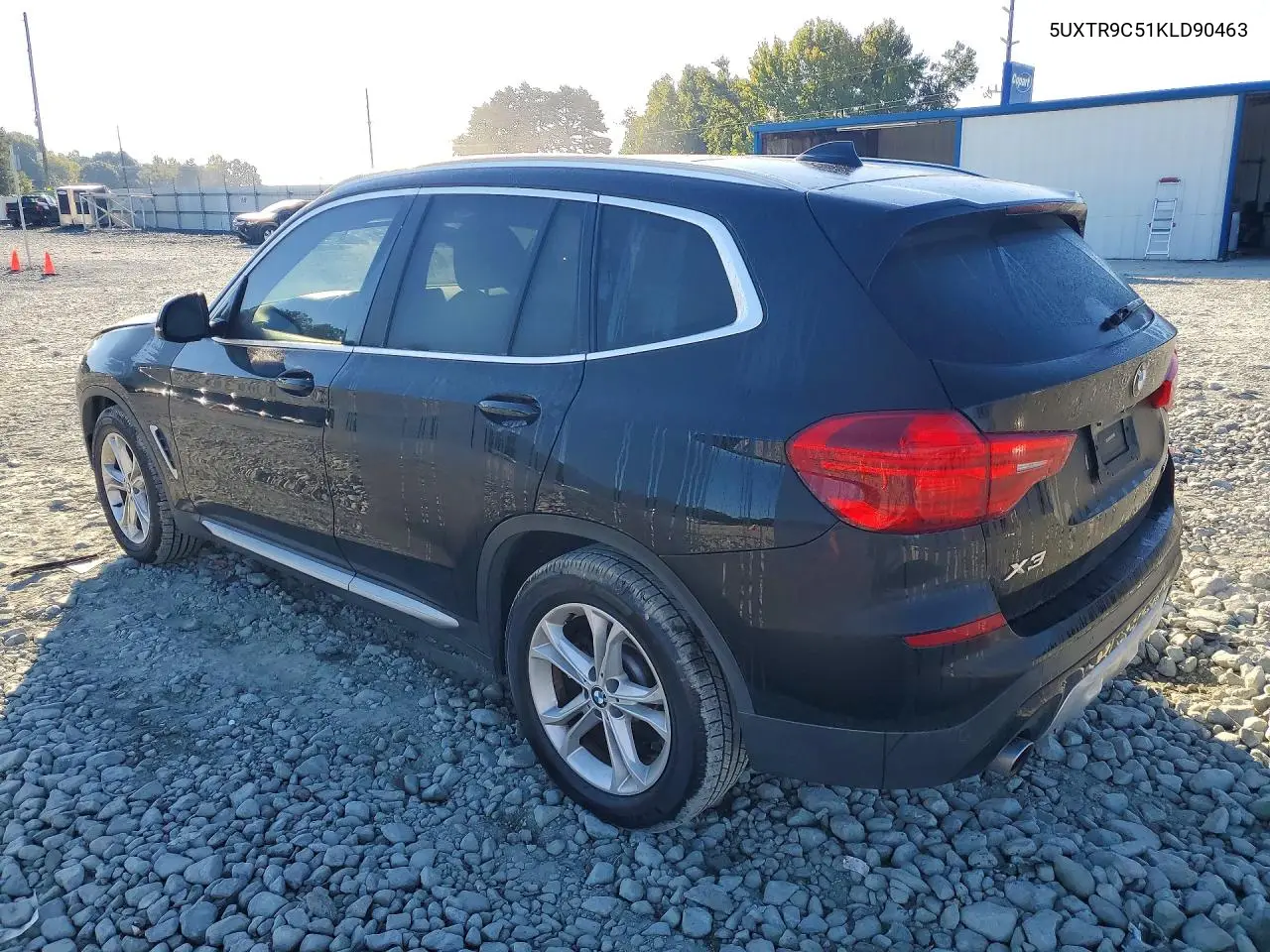 2019 BMW X3 VIN 5UXTR9C51KLD90463 — фото 2