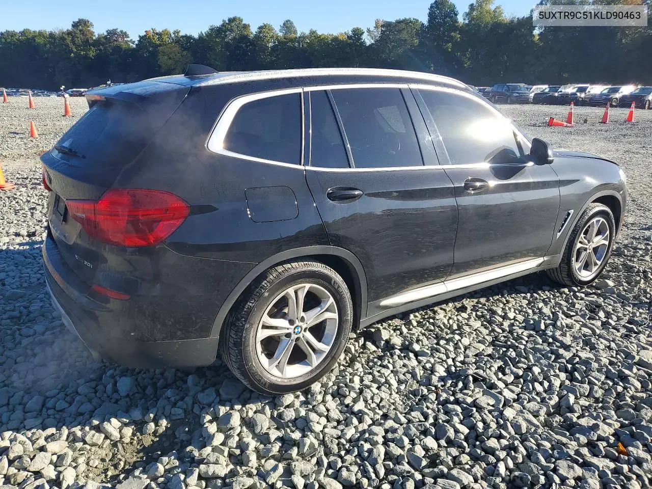 2019 BMW X3 VIN 5UXTR9C51KLD90463 — фото 3