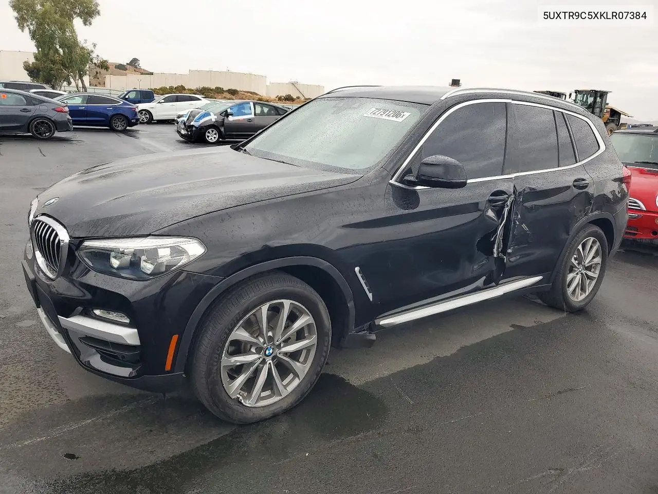 BMW X3 2019, VIN 5UXTR9C5XKLR07384