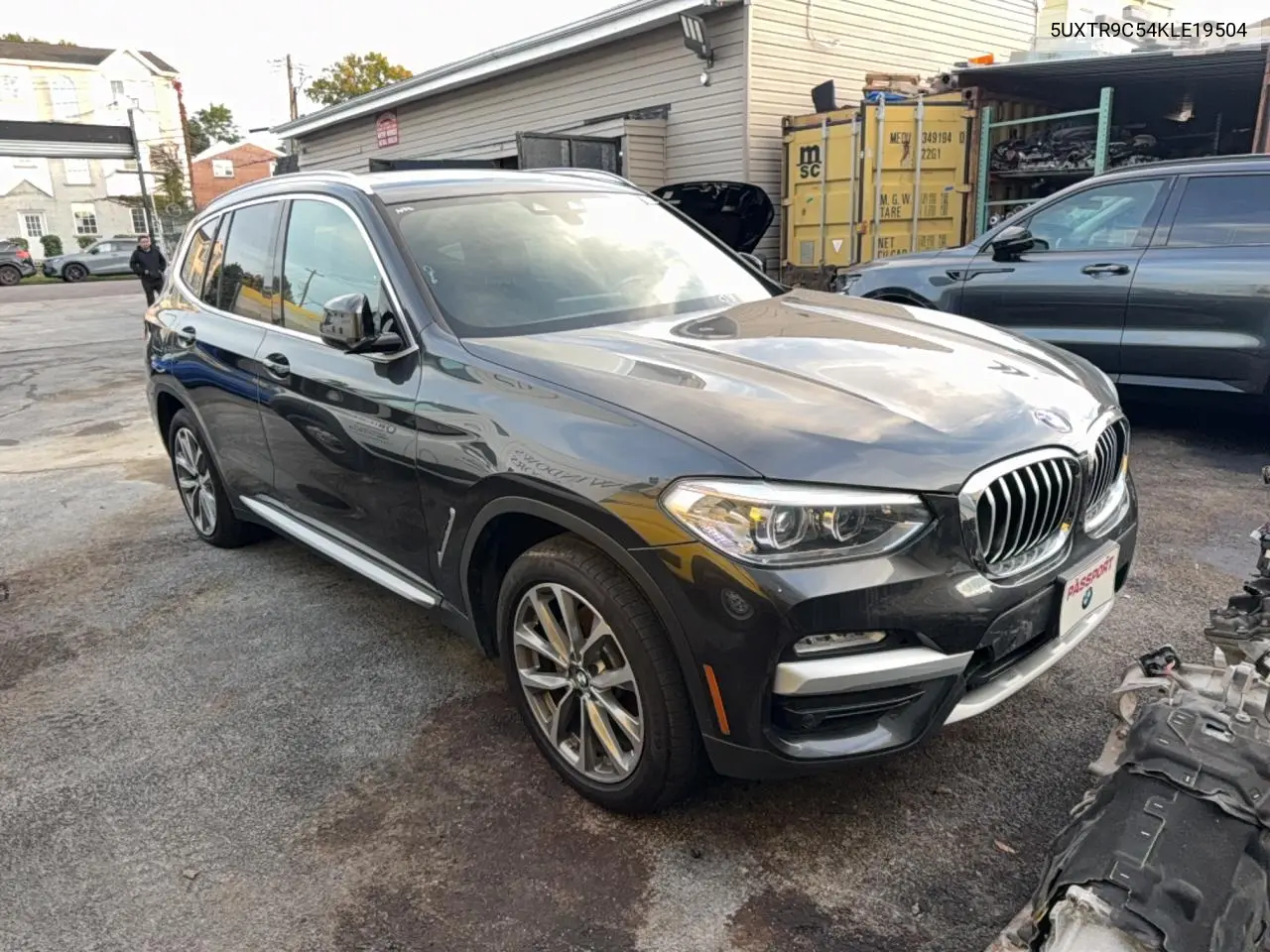 BMW X3 2019, VIN 5UXTR9C54KLE19504
