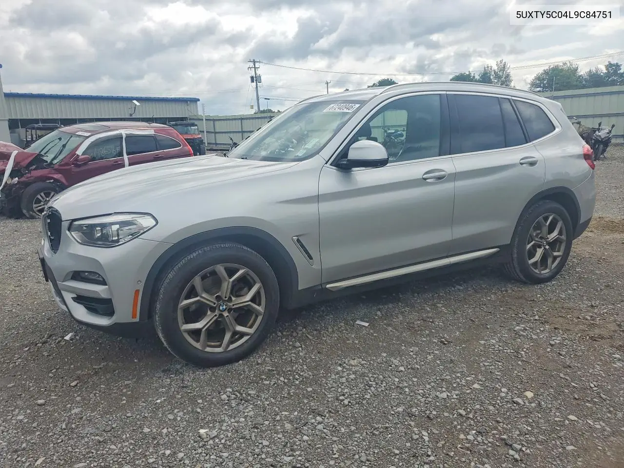BMW X3 2020, VIN 5UXTY5C04L9C84751