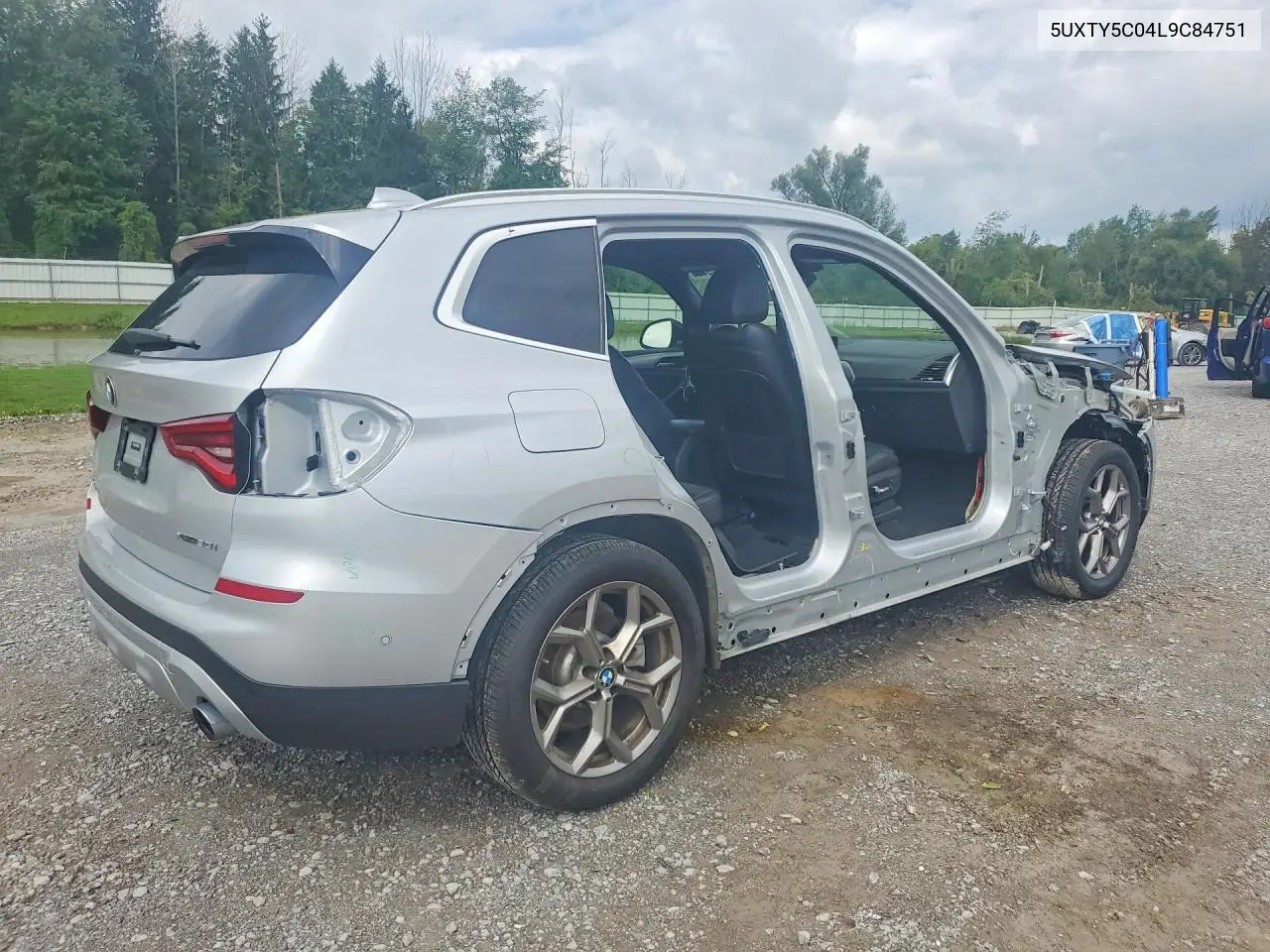 2020 BMW X3 VIN 5UXTY5C04L9C84751 — фото 3