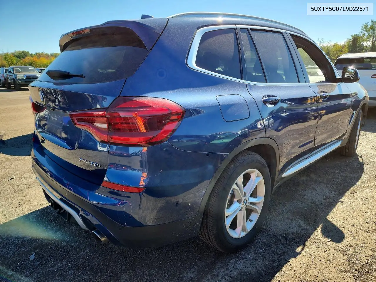 2020 BMW X3 VIN 5UXTY5C07L9D22571 — фото 3