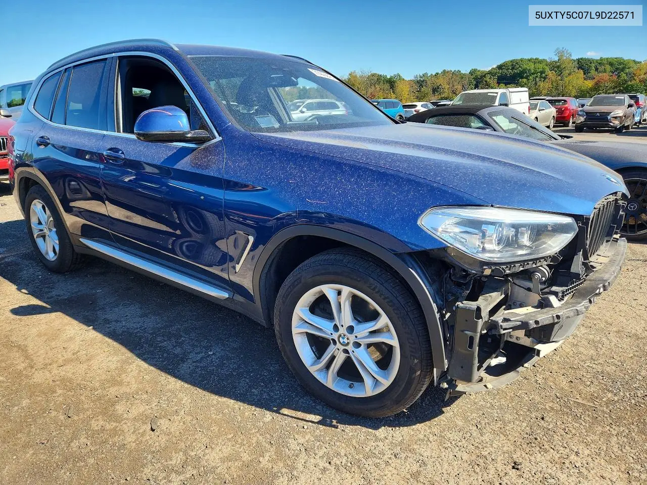 2020 BMW X3 VIN 5UXTY5C07L9D22571 — фото 4