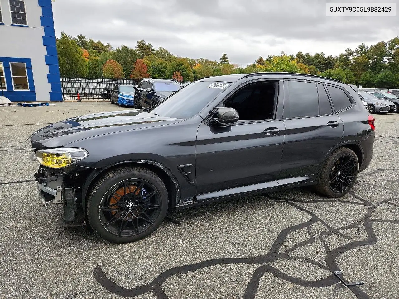 BMW X3 2020, VIN 5UXTY9C05L9B82429