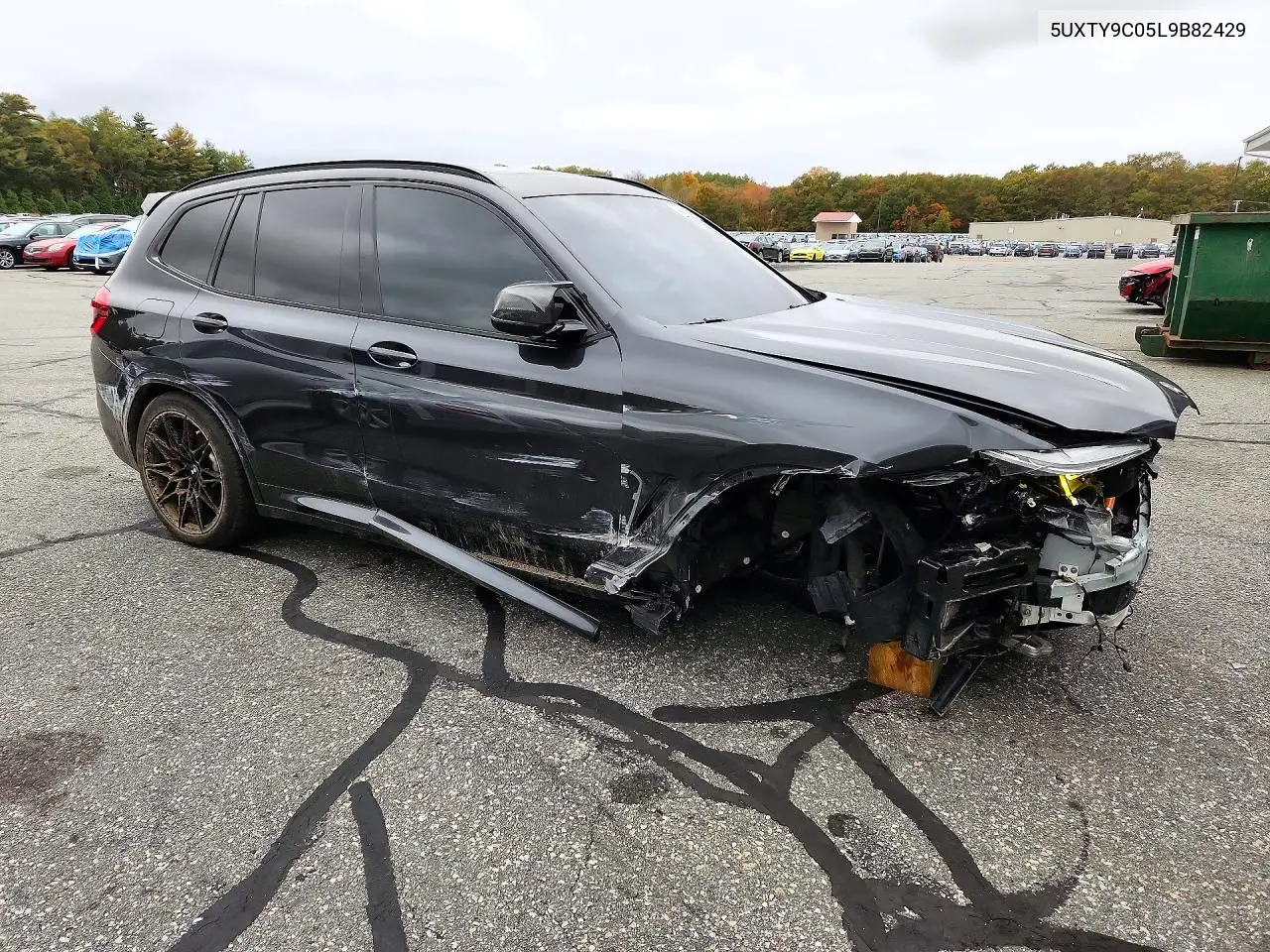 2020 BMW X3 VIN 5UXTY9C05L9B82429 — фото 4