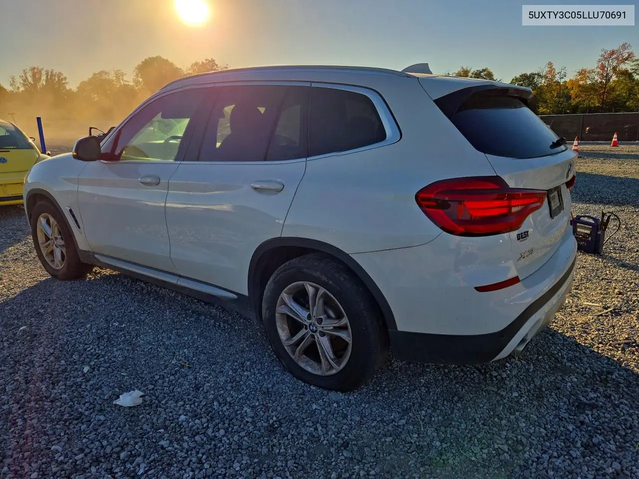 2020 BMW X3 VIN 5UXTY3C05LLU70691 — фото 2