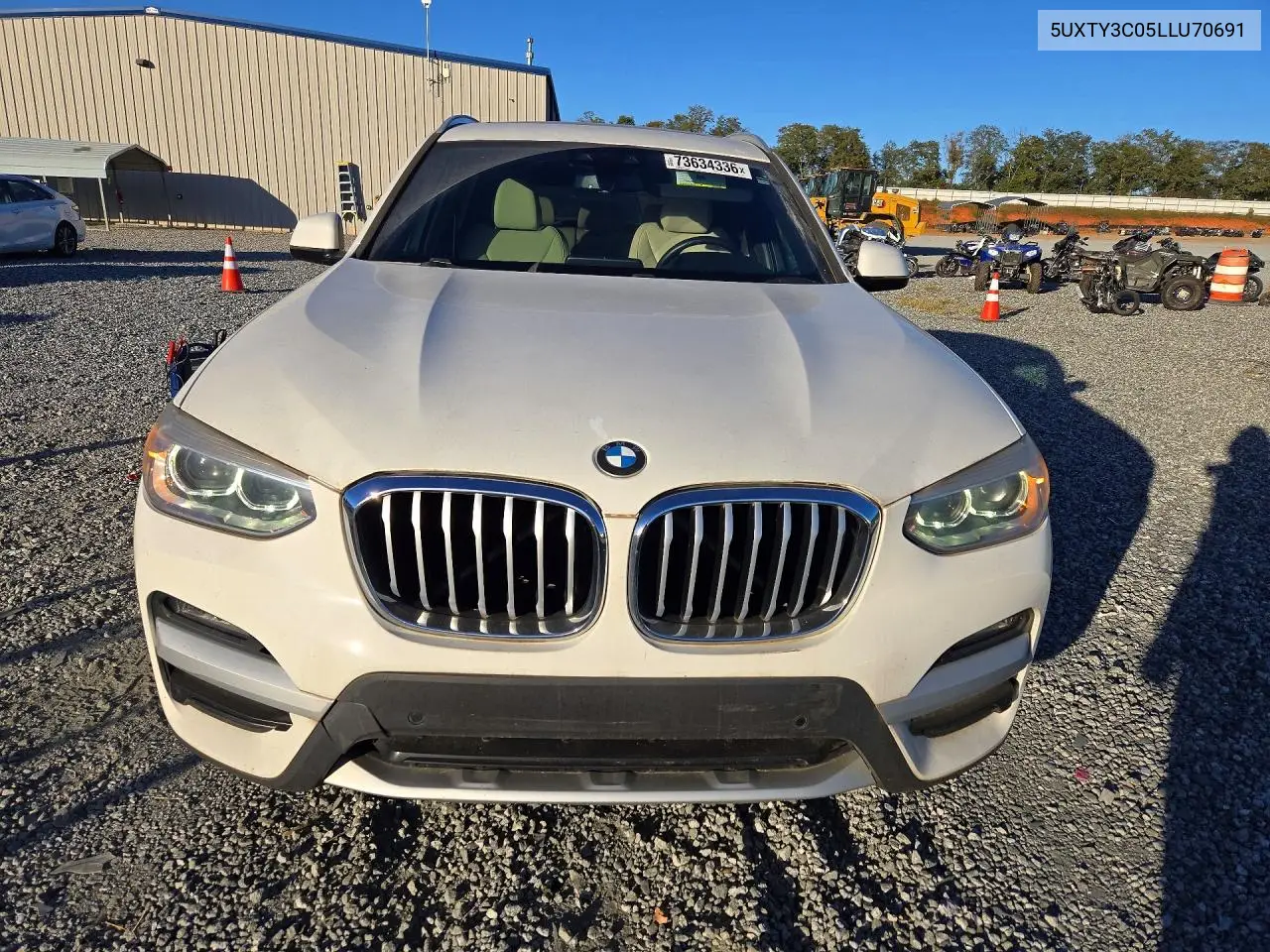 2020 BMW X3 VIN 5UXTY3C05LLU70691 — фото 5