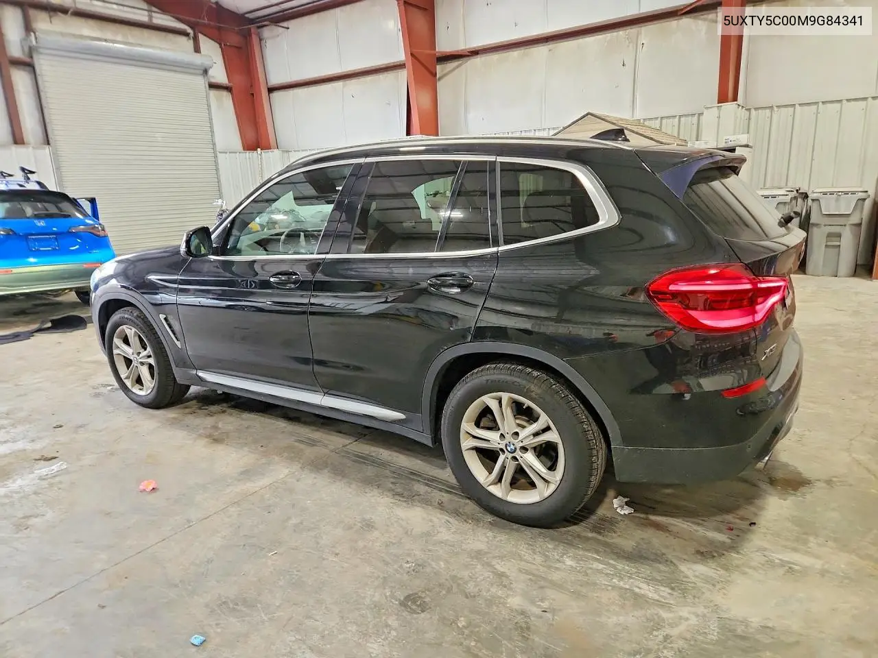 2021 BMW X3 VIN 5UXTY5C00M9G84341 — фото 2