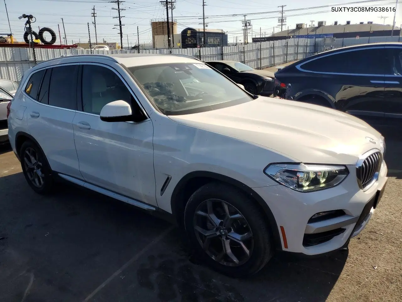 2021 BMW X3 VIN 5UXTY3C08M9G38616 — фото 4